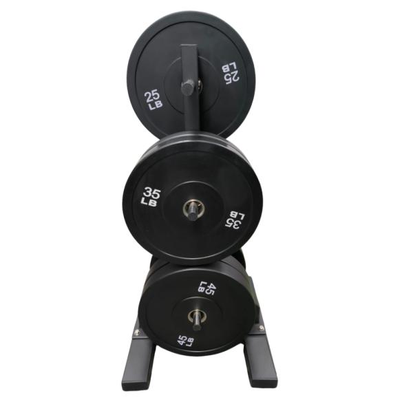 BUMPER PLATE NEGRO CON BLANCO 45 LBS N BUMPER PLATE NEGRO CON BLANCO 45 LBS N - Imagen 1