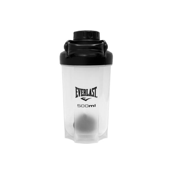 BOTELLA SHAKER NEGRO 500 ML EVERLAST BOTELLA SHAKER NEGRO 500 ML EVERLAST - Imagen 1